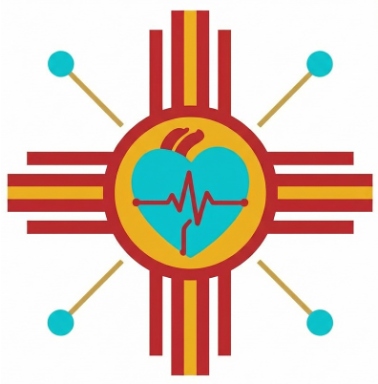NMCSN Logo — Zia symbol with heart and EKG